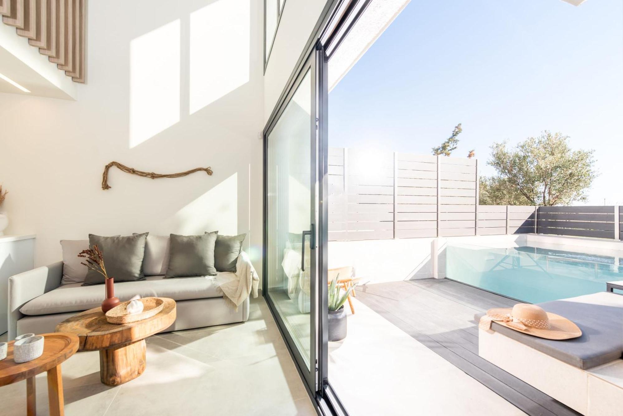 Serene Villas Halkidiki - Cfront Private Pool ネア・イラクリア エクステリア 写真